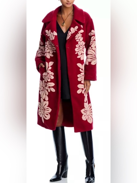 FARM Rio Jackets & Blazers - FARM Rio Bold Flowers Fleece Coat